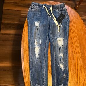 Women’s denim joggers